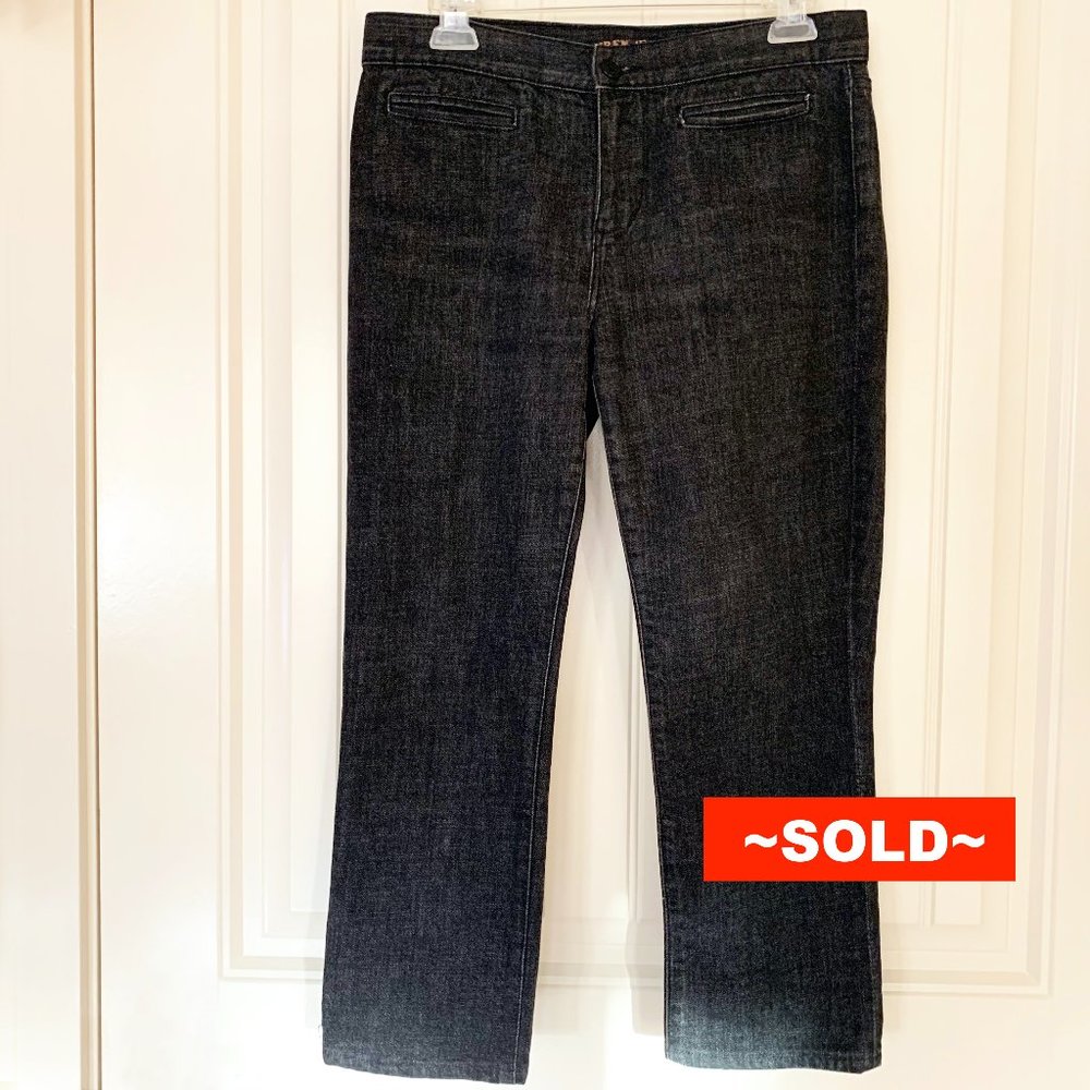 Ralph Lauren Black Jeans Mid-waist Size 4P